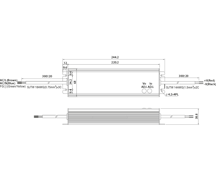 Product dimensions