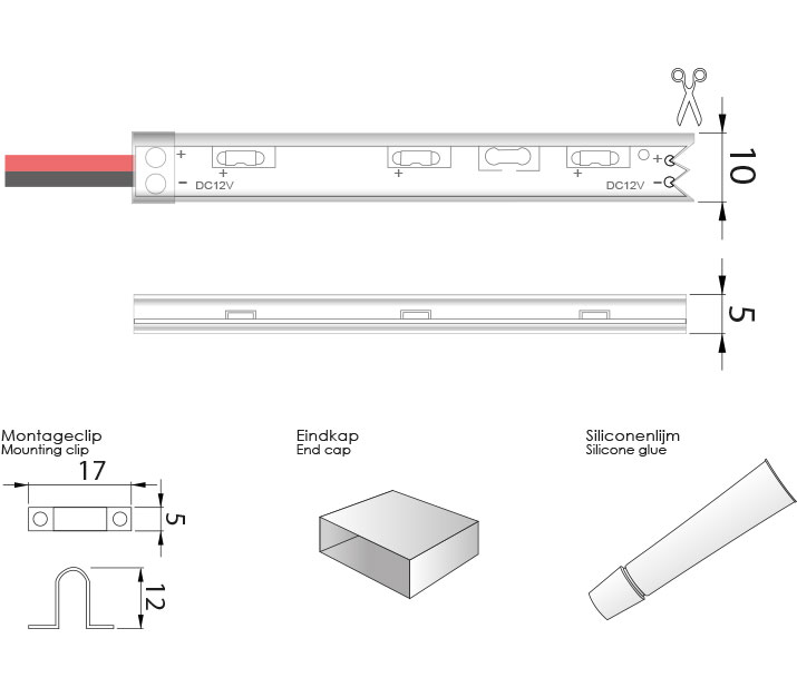 Product dimensions