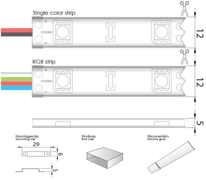 Product dimensions