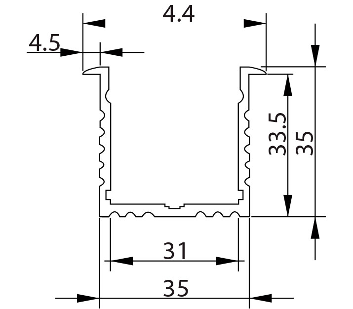 Product dimensions
