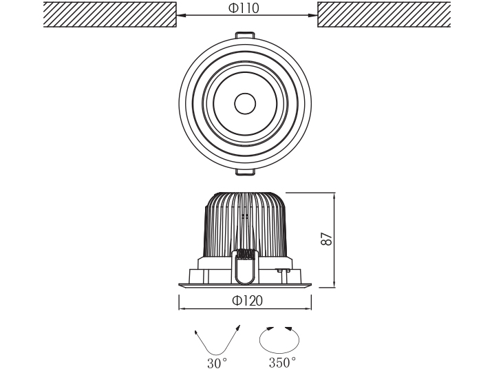 Product dimensions