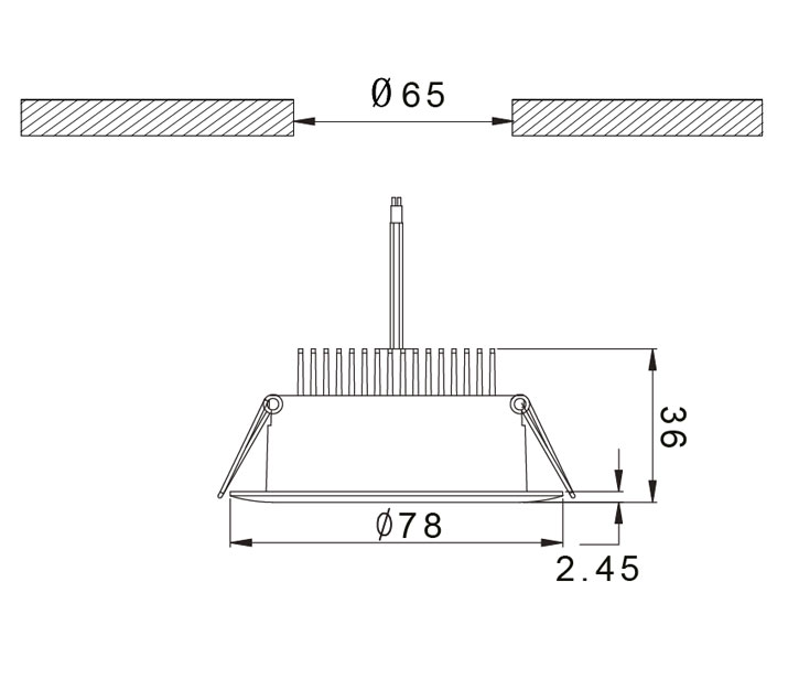 Product dimensions