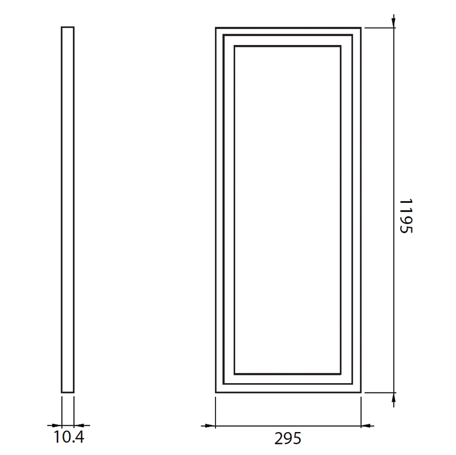 Product dimensions