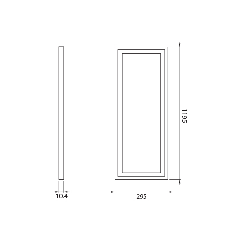 Product dimensions