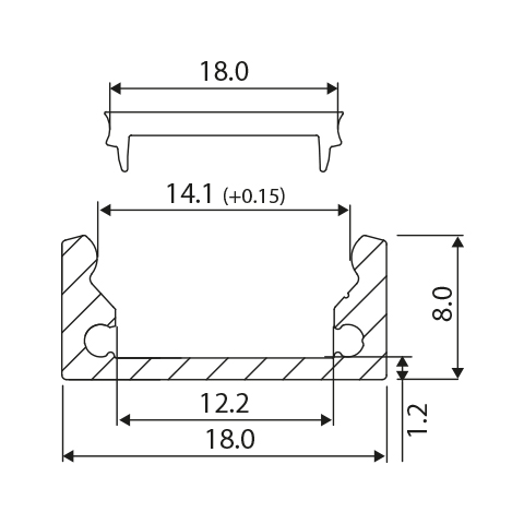 Product dimensions