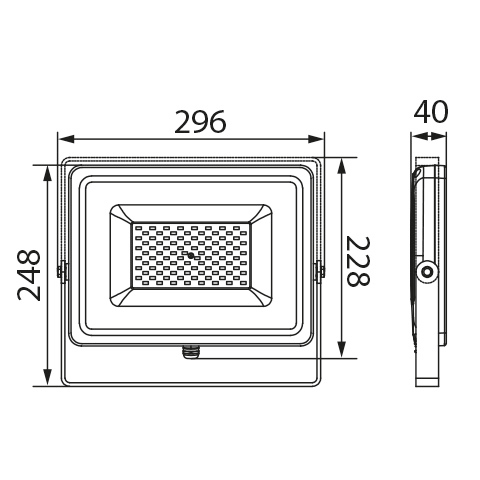 Product dimensions